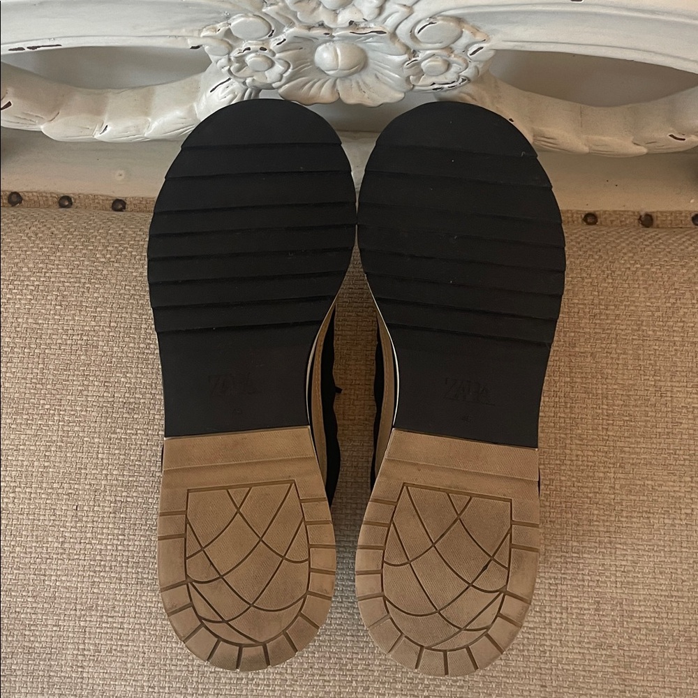 Zara Black and Tan Women's Sneakers - Picture 4 of 6